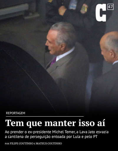 Capa edição