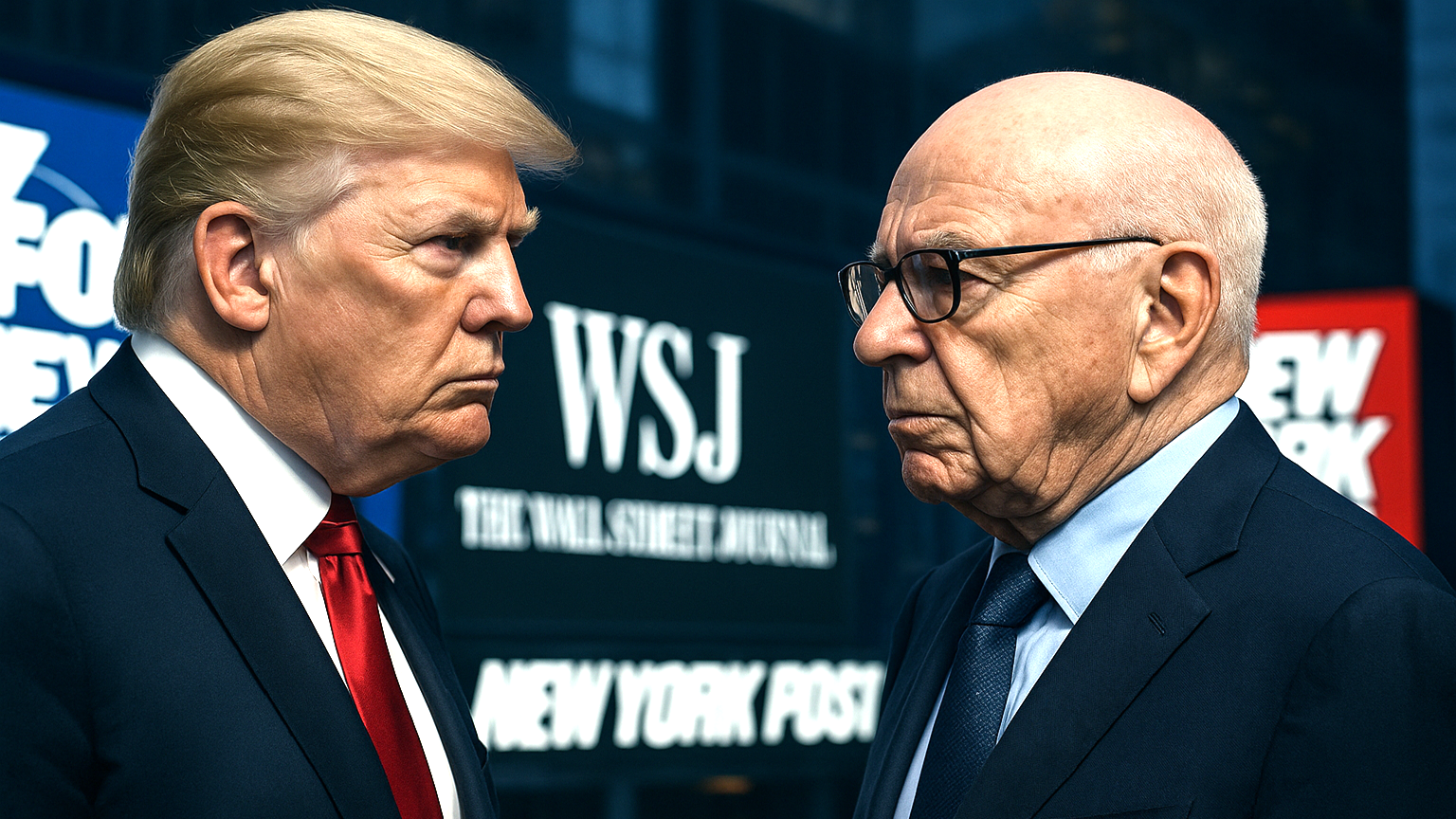 Trump ameaça o futuro de grupo de mídia conservadora