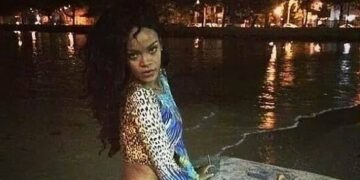 Rihanna causou polêmica ao nadar em esgoto do Rio de Janeiro
