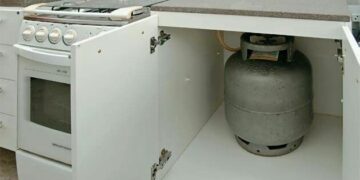 Entenda os riscos de guardar o botijão de gás dentro de armário