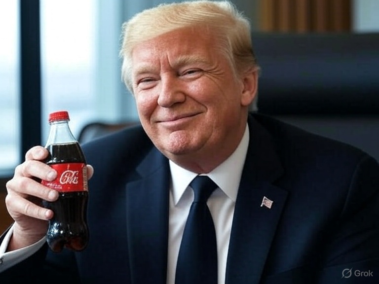 Trump dá pitaco na fórmula da Coca-Cola