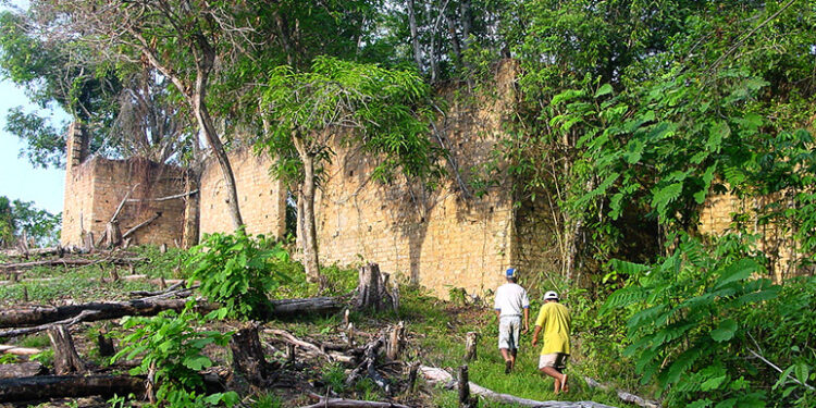 Cidade engolida pela floresta reaparece no Amazonas