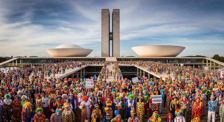 O país é uma palhaçada
