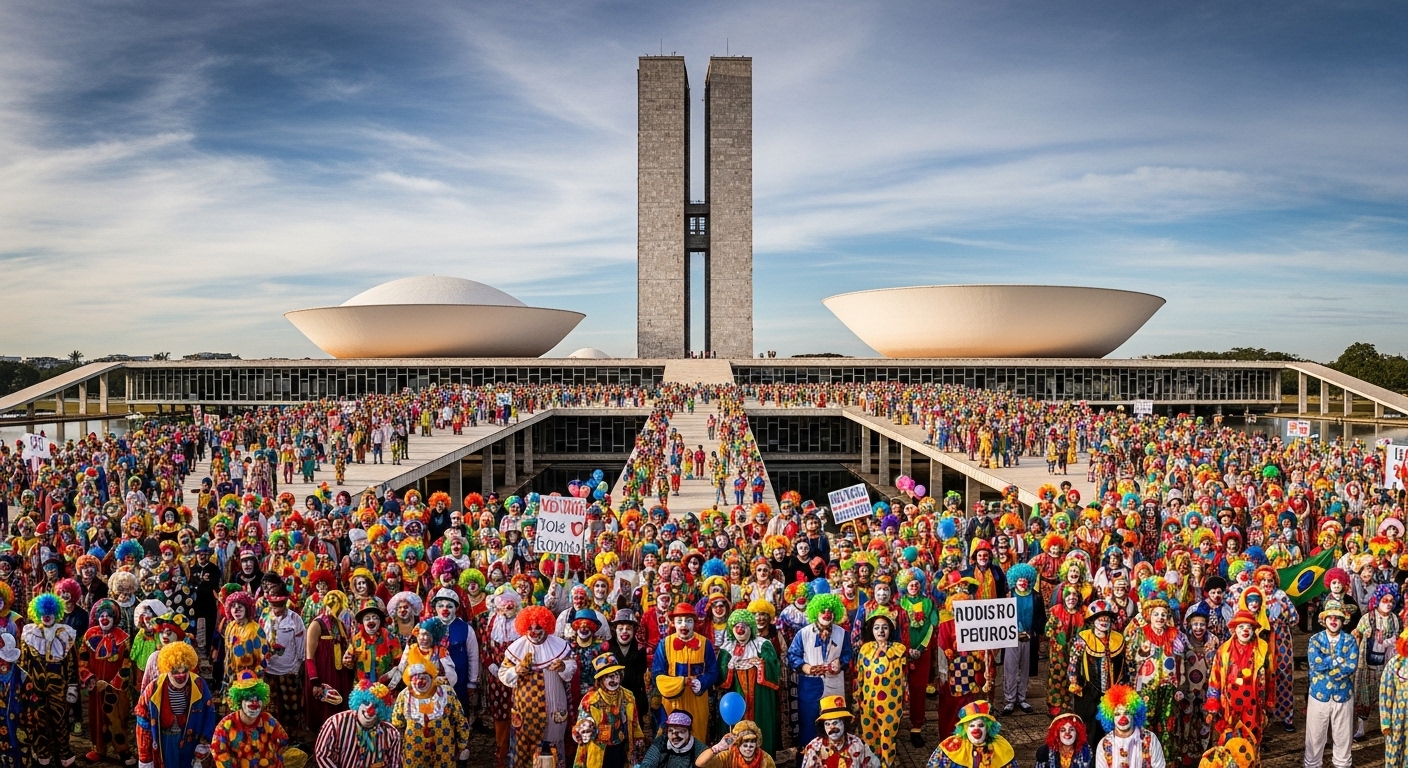 O país é uma palhaçada