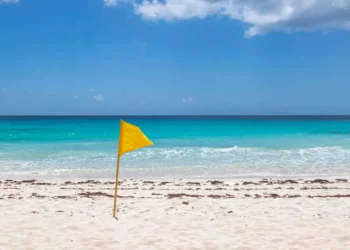 Praia com bandeira amarela: O que significa e o que fazer