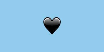 O que significa o emoji do coração preto e quando é o momento de usá-lo