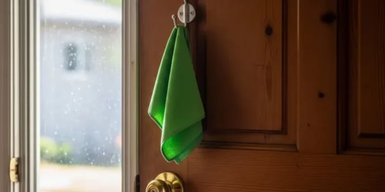 O que significa pendurar um lenço verde na porta, segundo o Feng Shui