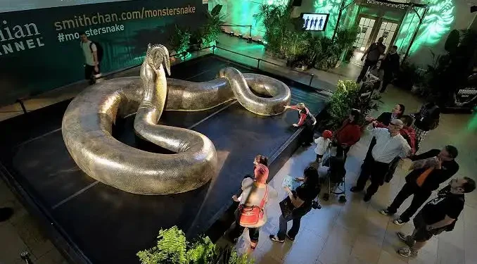 Cientistas ficam chocados com serpente maior que qualquer humano