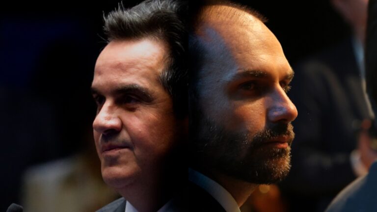 A treta entre os 'prezados' Ciro Nogueira e Eduardo Bolsonaro