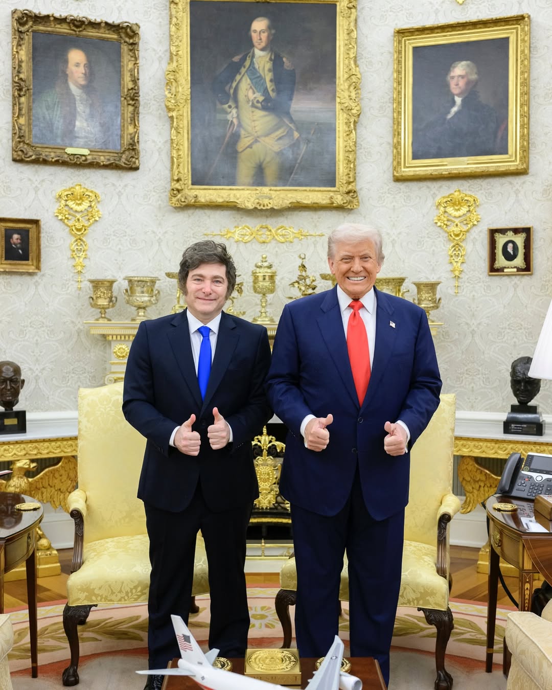 O apoio "total e completo" de Trump a Milei