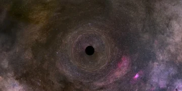 Físicos simularam um buraco negro em laboratório, e ele começou a brilhar