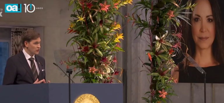 Comitê do Nobel denuncia rede internacional de suporte a Maduro