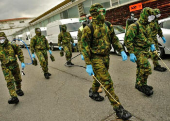 Após a confirmação de um novo surto de vírus, o exército foi convocado para conter os danos nesse país