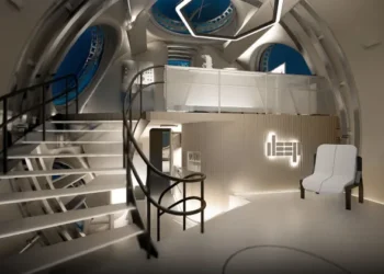 Casa feita de aço tem mais de 12 metros e permite que uma família viva no fundo do oceano