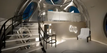 Casa feita de aço tem mais de 12 metros e permite que uma família viva no fundo do oceano