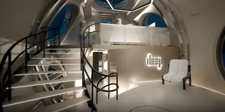 Casa feita de aço tem mais de 12 metros e permite que uma família viva no fundo do oceano