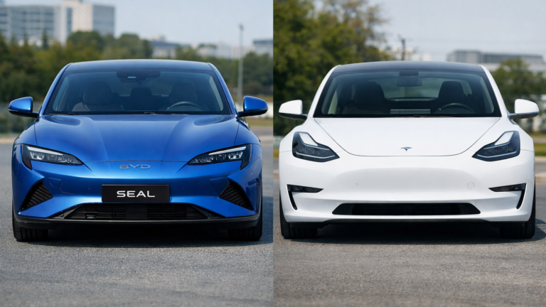 Tesla liderança a ponta para fabricante chinesa