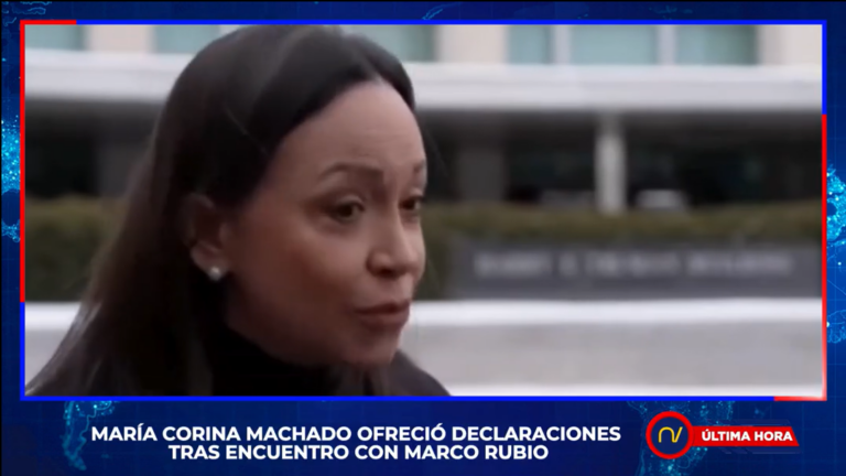 María Corina volta ao noticiário da Venezuela