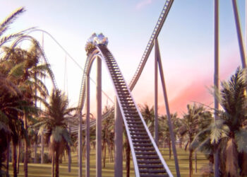 Deserto, 195 metros de altura e 250 km/h: a montanha-russa que virou atração mais extrema do planeta