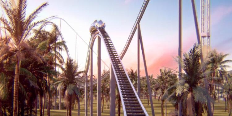 Deserto, 195 metros de altura e 250 km/h: a montanha-russa que virou atração mais extrema do planeta