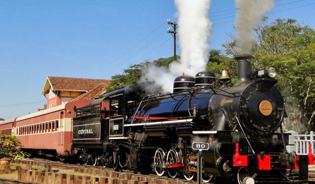 Passeio de trem famoso no Brasil dura 2h30, serve café e almoço e tem uma das vistas mais bonitas de Minas Gerais