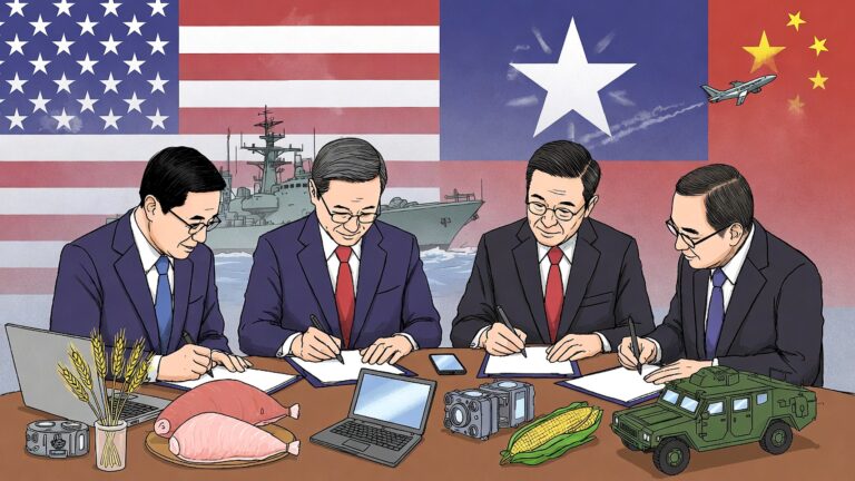 Comércio e defesa se cruzam em novo pacto entre EUA e Taiwan