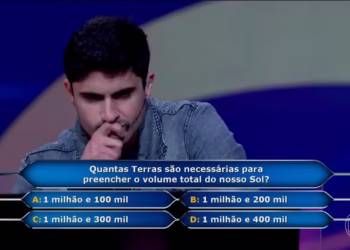 Brasileiro de 27 anos erra pergunta de 1 milhão no ‘Quem Quer Ser Um Milionário’