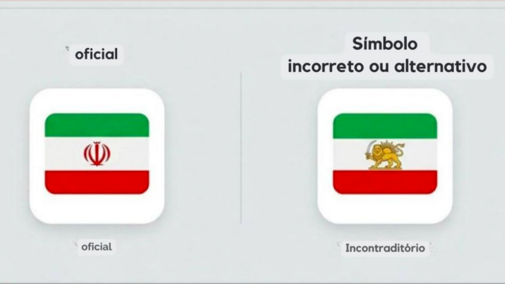 Emoji da bandeira do Irã vira questão de Estado