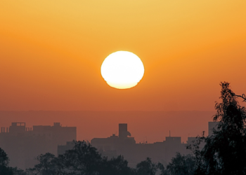 O aumento médio registrado foi de 5ºC.