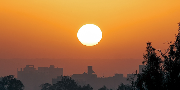 O aumento médio registrado foi de 5ºC.