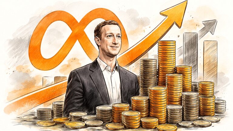 Meta mira 9 trilhões de dólares com bônus a executivos