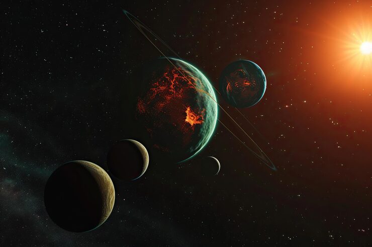 2 novos planetas estão surgindo no espaço diante dos olhos da ciência