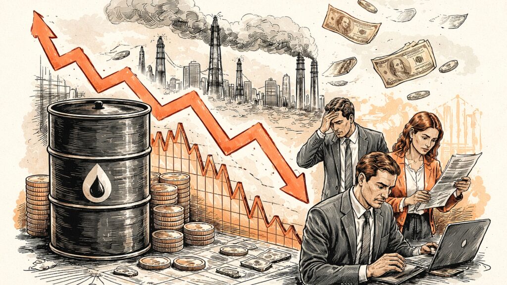 Segunda-feira começa com queda nas bolsas e petróleo em alta