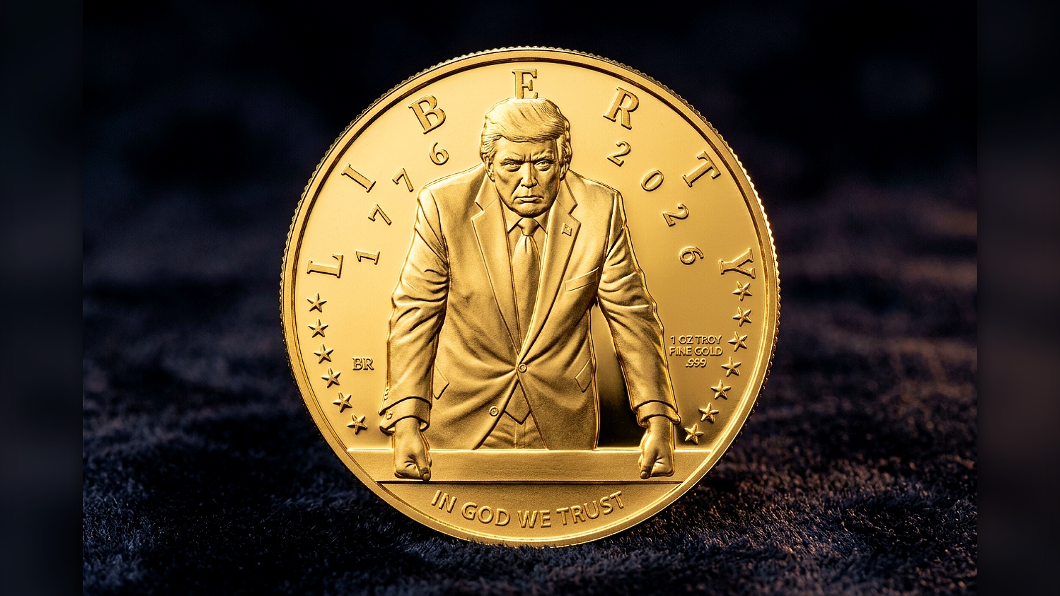 Trump vai virar moeda de ouro
