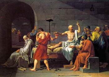 O quadro "A Morte de Sócrates", por Jacques-Louis David

Reprodução: Flickr / Evil Preacher