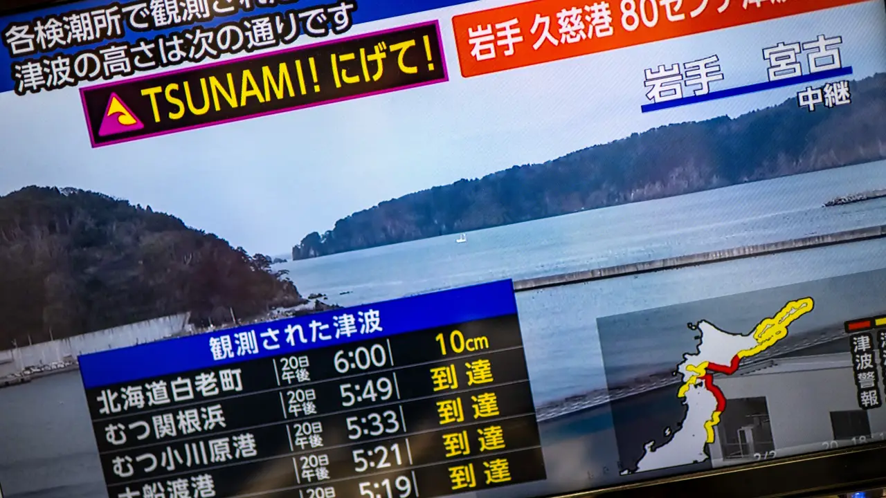 Após terremoto de alta magnitude, governo do Japão ativa alerta de tsunami