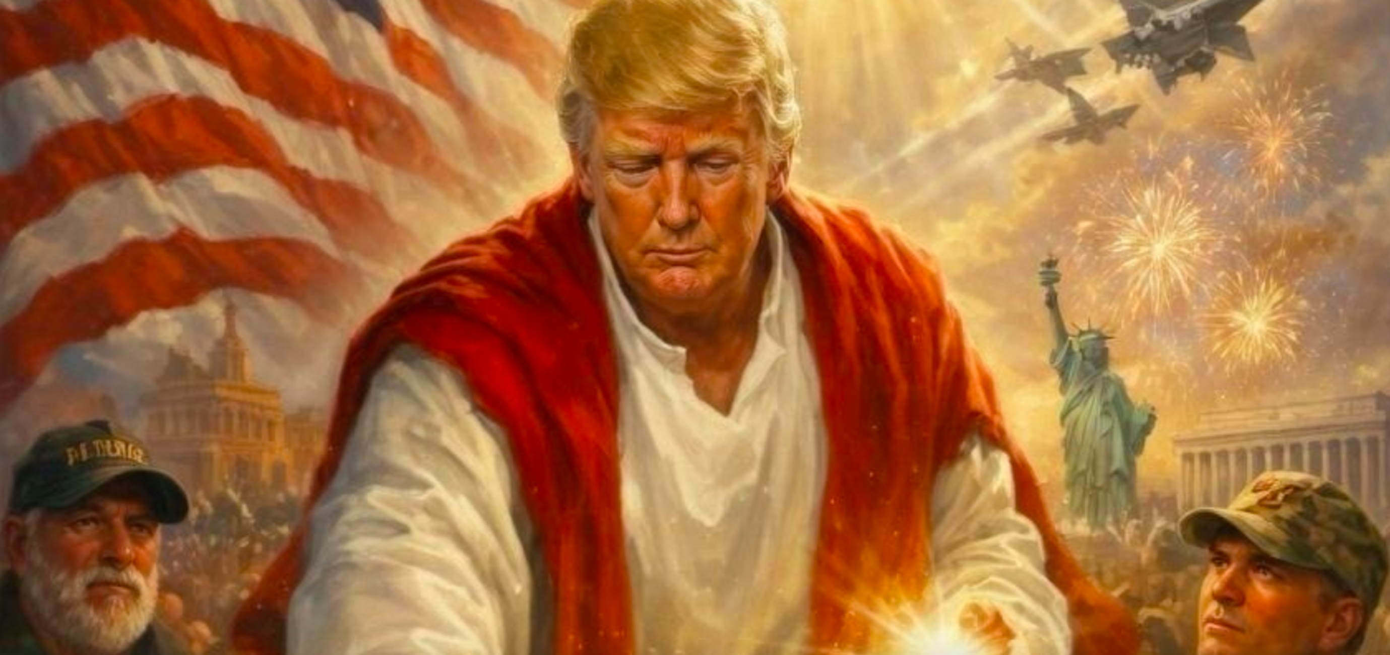 Trump chama papa de "fraco" e se apresenta como Jesus