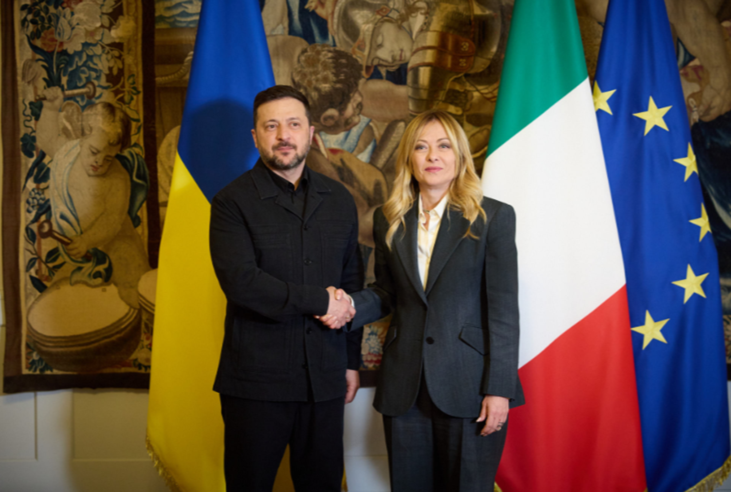 Zelensky e Meloni avançam em cooperação com foco em drones