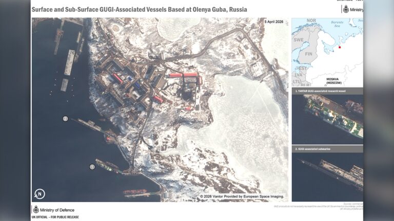 Reino Unido e Noruega interceptam ação russa no mar