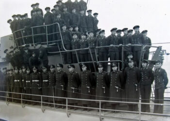 Tripulação do U-864 Foto: Royal Navy Submarine Museum