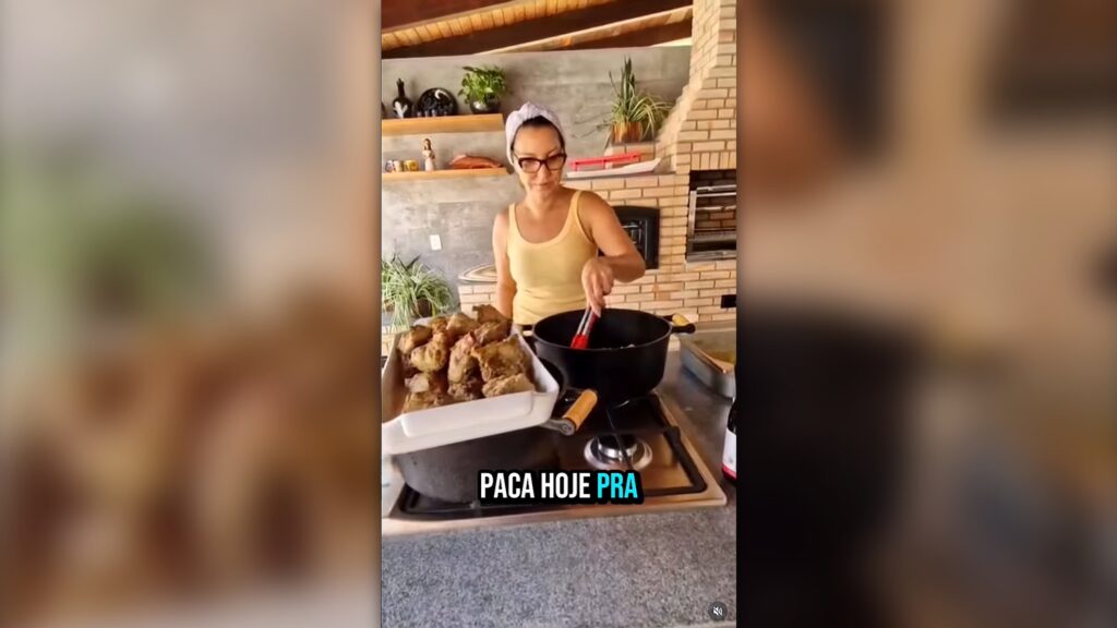 Janja se explica sobre carne de paca