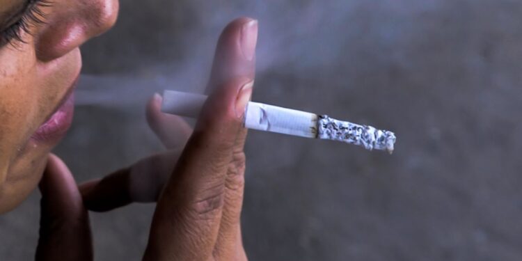Ao respirar a fumaça do cigarro, os não fumantes correm o risco de ter as mesmas doenças que o fumante. Foto: Agência Brasil