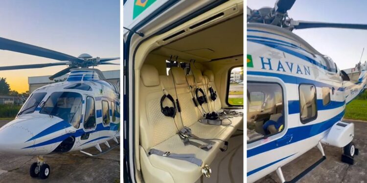 Foto: @diogo.gualterhelicopteros/Diogo Araujo Monteiro/Instagram