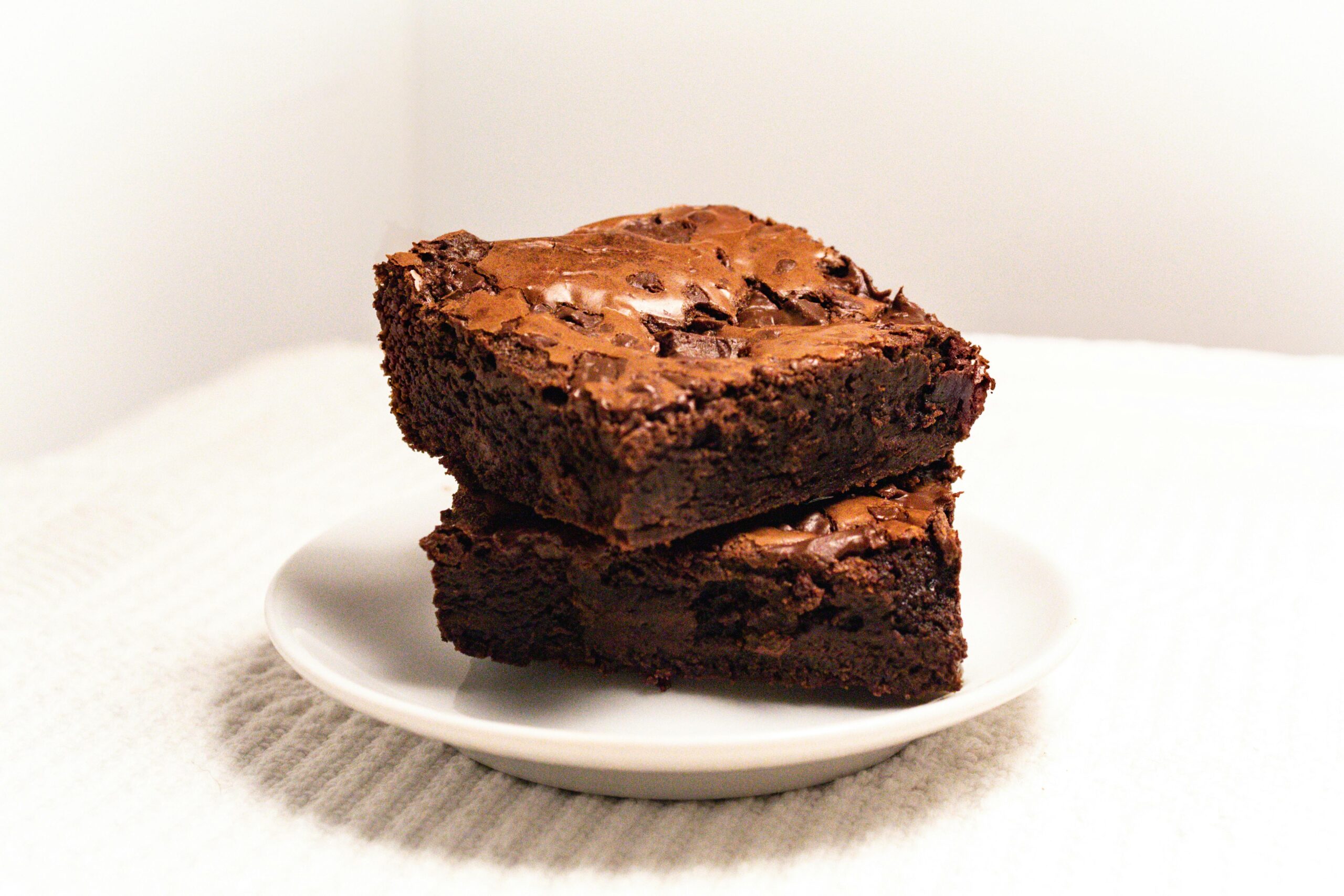 Brownie simples com casquinha da minha avó