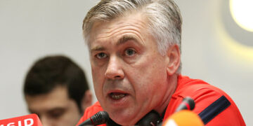 Carlo Ancelotti durante coletiva.

Foto: Doha Stadium Plus Qatar / Flickr