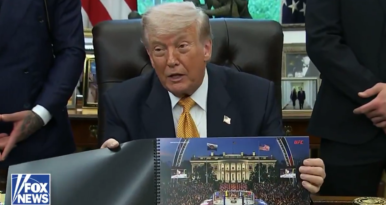 Trump anuncia evento do UFC na Casa Branca