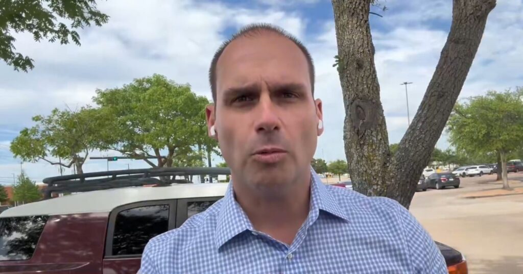 Eduardo Bolsonaro conecta Trump à rejeição a Messias