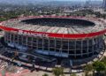 O Estádio Azteca, na Cidade do México, onde acontecerá o jogo de abertura da Copa do Mundo de 2026.
Foto: ProtoplasmaKid / Wikimedia Commons