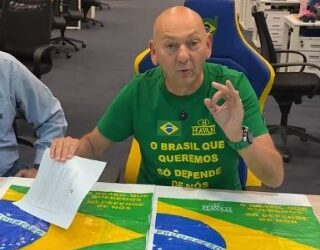 O empresário Luciano Hang durante pronúncia nas redes sociais.

Foto: Instagram (@lucianohangbr)
