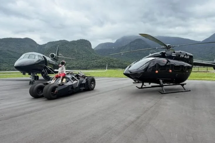 Neymar e Luciano Hang disputam posto de dono do helicóptero mais moderno do Brasil